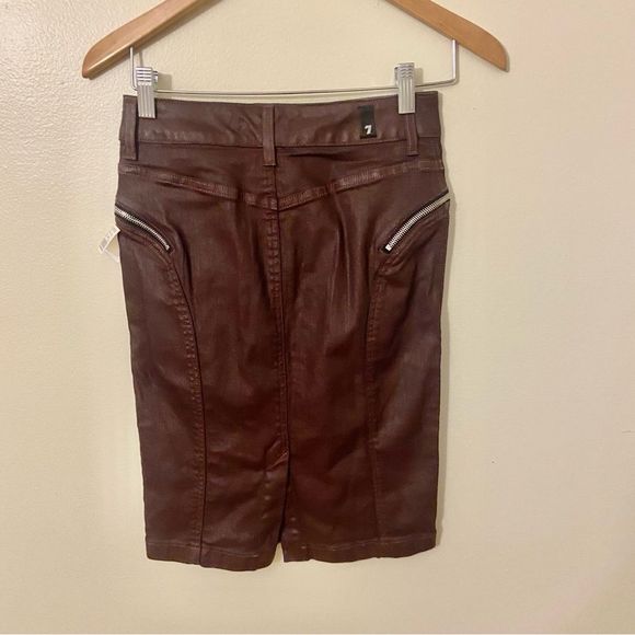 NWT 7 For Mankind coated skirt size 25 - Picture 8 of 12